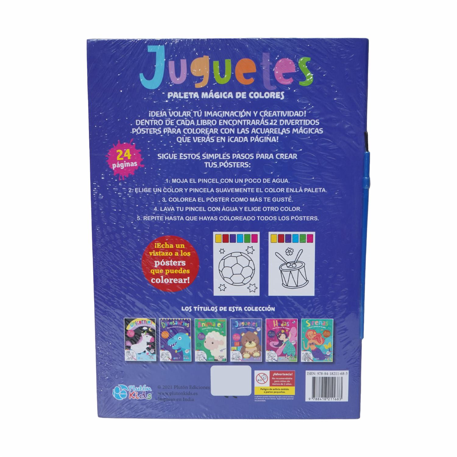 Juguetes Paleta Mágica De Colores PLUTÓN 12 Pósters - Imagen 2