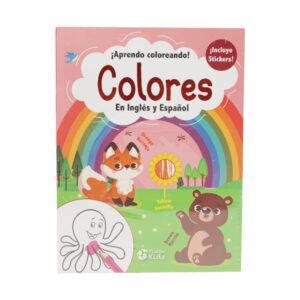 Aprendo Coloreando Colores En Inglés y Español PLUTON 50 Páginas
