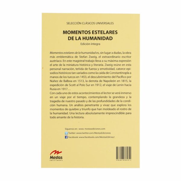 Libro Momentos Estelares De La Humanidad MESTAS 317 Páginas - Imagen 2