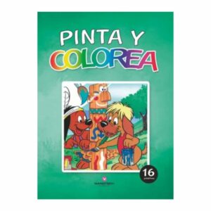 Libro Pinta Y Colorea (Verde) CONECTA 25 Páginas