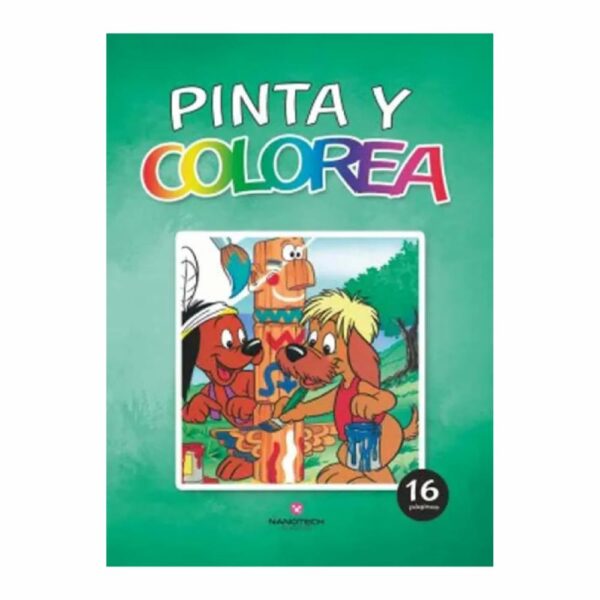 Libro Pinta Y Colorea (Verde) CONECTA 25 Páginas