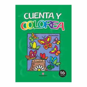 Libro Cuenta Y Colorea (Animales) CONECTA 25 Páginas