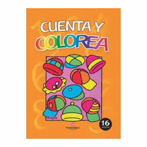 Libro Cuenta Y Colorea (Ropa). CONECTA 25 Páginas