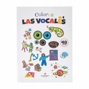 Libro Colorea Las Vocales 1 MR.BOOKS 48 Páginas