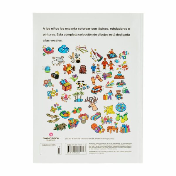 Libro Para Colorear Las Vocales MR.BOOKS 48 Páginas - Imagen 2