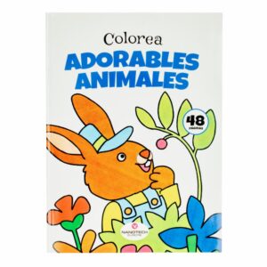 Libro Para Colorear Adorables Animales MR.BOOKS 48 Páginas