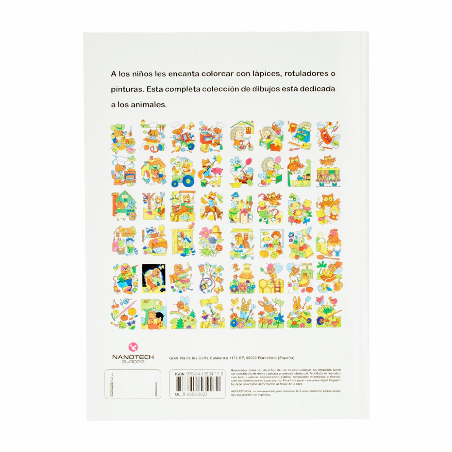Libro Para Colorear Adorables Animales MR.BOOKS 48 Páginas
