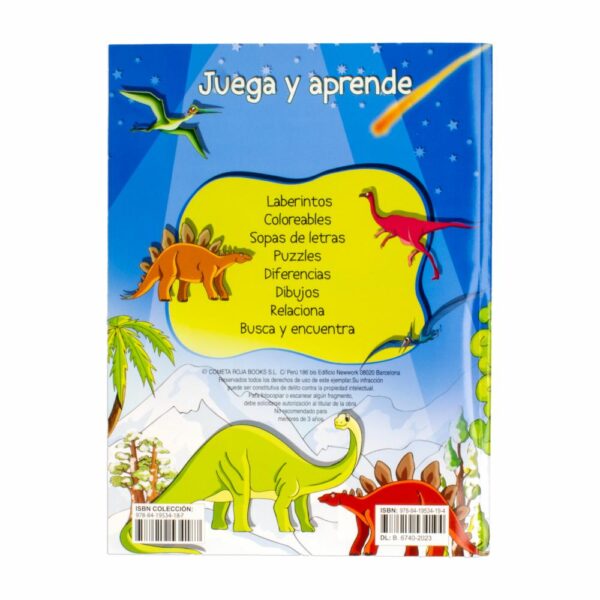 Libro De Actividades El Mundo De Los Dinosaurios MR.BOOKS Unidad - Imagen 2