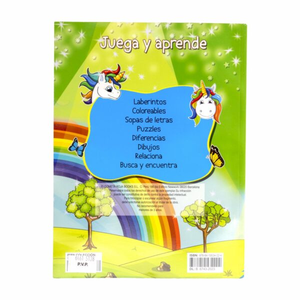 Libro El País De Los Unicornios Actividades MR.BOOKS 34 Páginas - Imagen 2