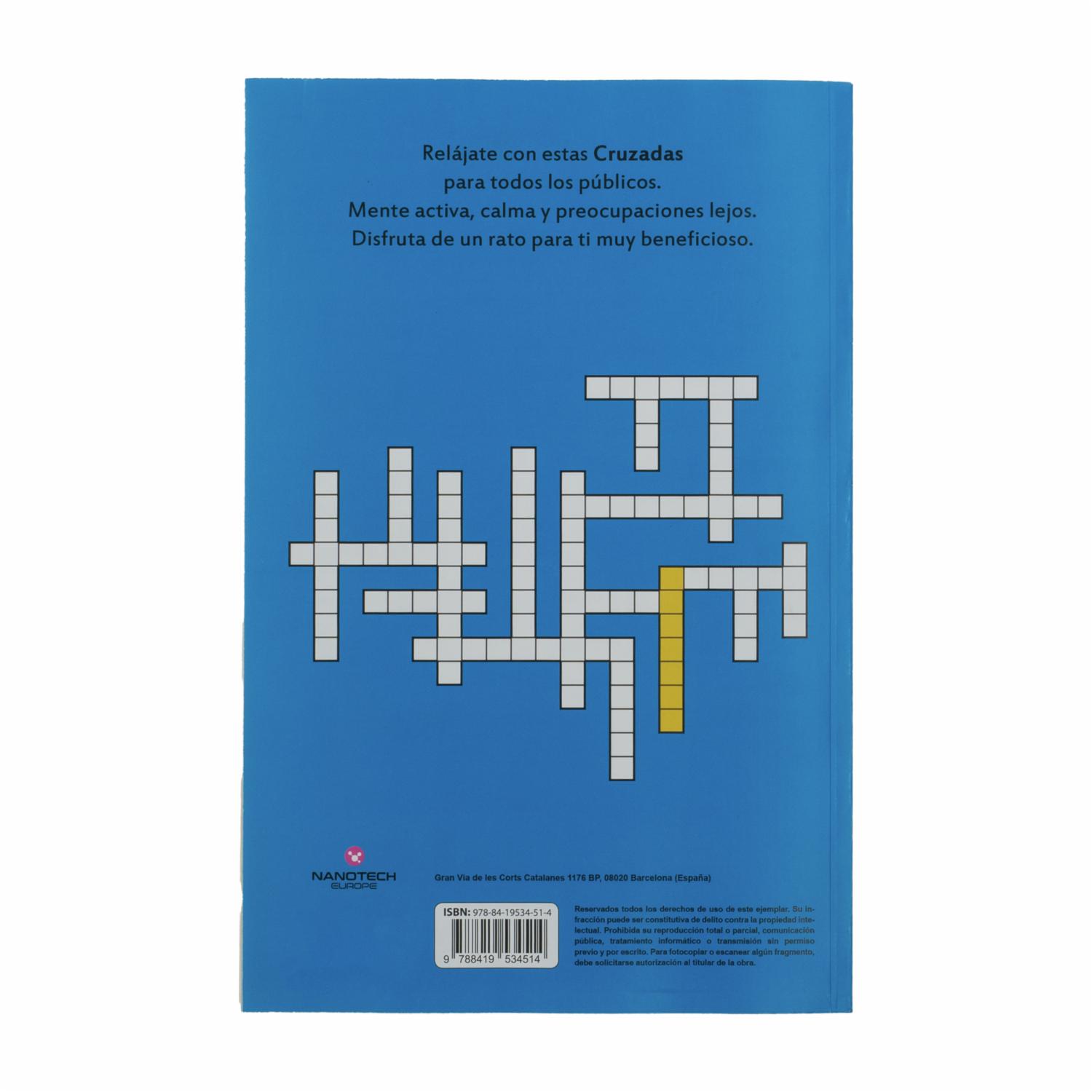 Libro Cruzadas Incluye Soluciones Y Palabras Clave MR.BOOKS 320 Páginas