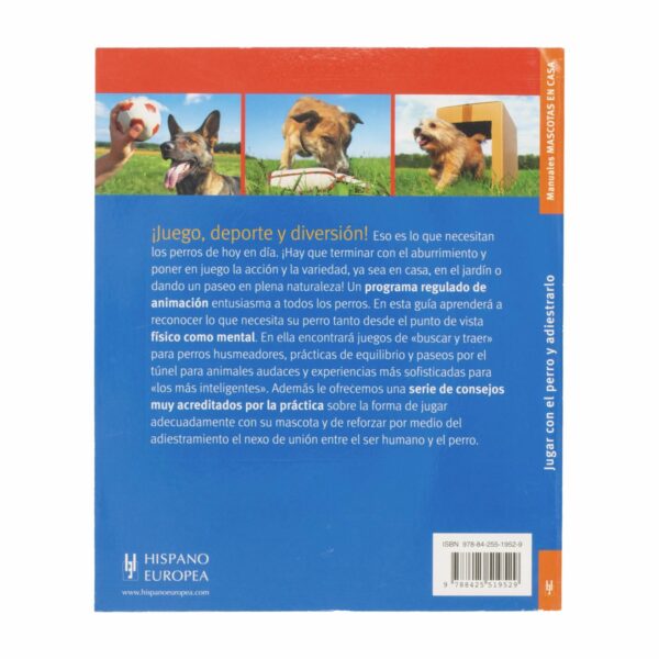Libro Jugar Con El Perro Y Adiestrarlo HISPANO EUROPEA 96 Páginas - Imagen 2