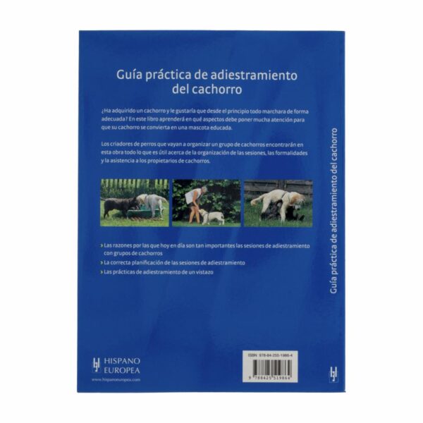 Libro Guía Practica De Adiestramiento Del Cachorro HISPANO EUROPEA 95 Páginas - Imagen 2