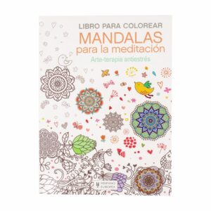 Libro Mandalas Para La Meditación HISPANO EUROPEA 68 Páginas
