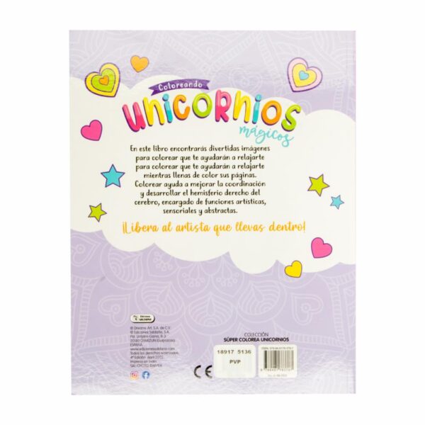 Libro Infantil Coloreando Dinosaurios Mágicos EDICIONES SALDAÑA Unidad - Imagen 2