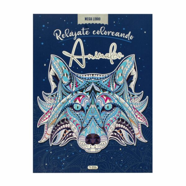 Libro De Autoayuda Relajate Coloreando Animales EDICIONES SALDAÑA 64 Páginas