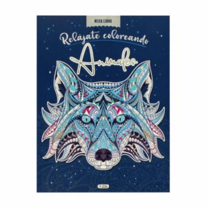 Libro De Autoayuda Relajate Coloreando Animales EDICIONES SALDAÑA 64 Páginas
