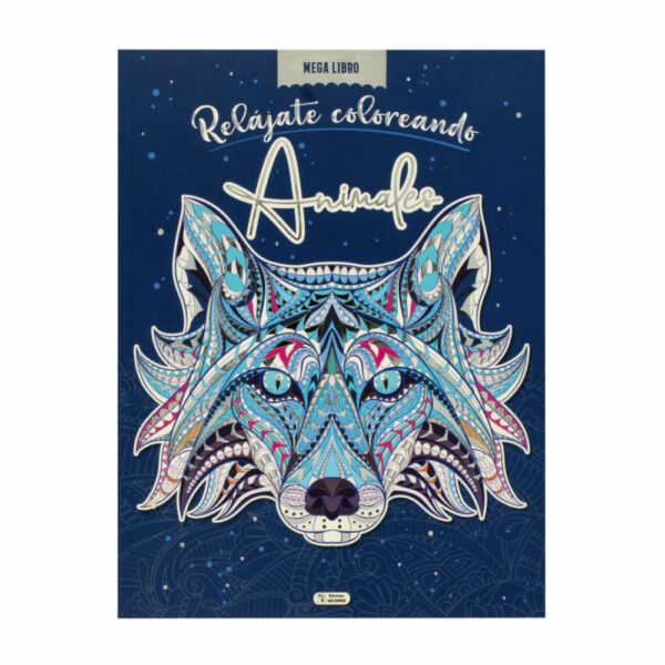 Libro De Autoayuda Relajate Coloreando Animales EDICIONES SALDAÑA 64 Páginas