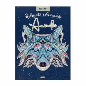 Libro De Autoayuda Relajate Coloreando Animales EDICIONES SALDAÑA 64 Páginas