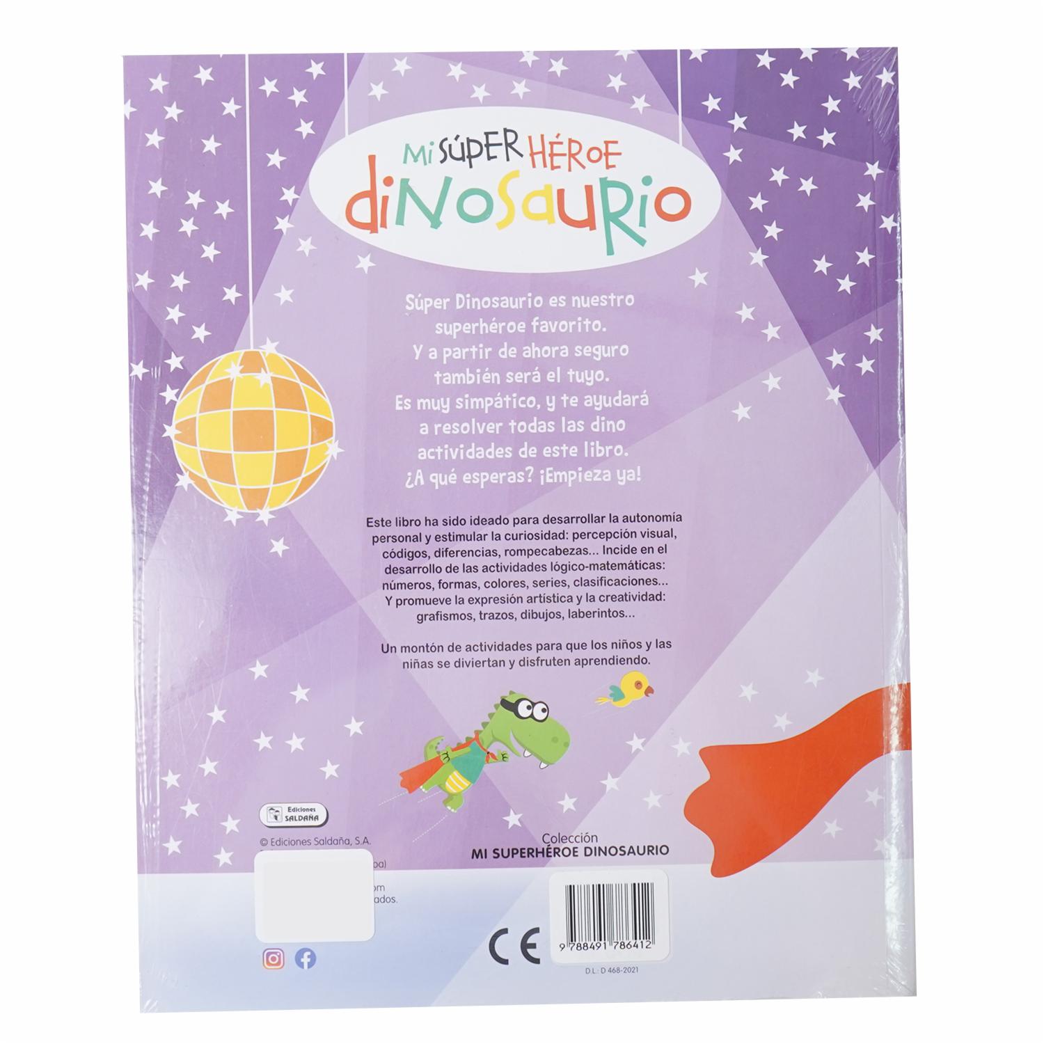 Súper Color Dinosaurios EDICIONES SALDAÑA 64 Páginas
