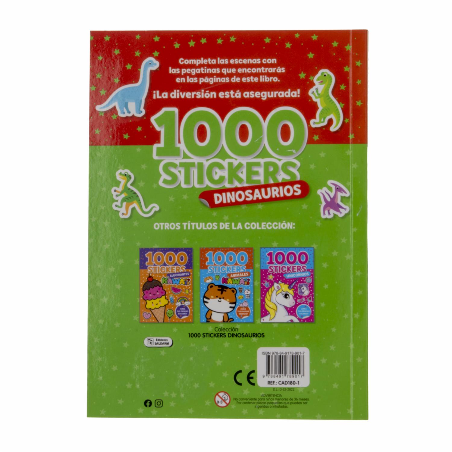 Stickers De Dinosaurios Crea Tus Propias Escenas EDICIONES SALDAÑA 120 Páginas - Imagen 2