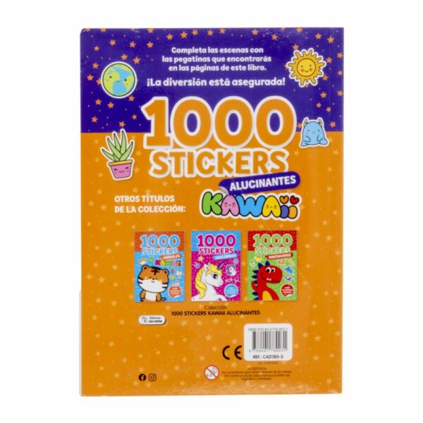 Stickers Alucinantes Kawaii Crea Tus Propias Escenas SALDAÑA 120 Páginas - Imagen 2