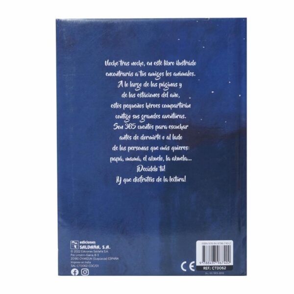 Libro 365 Cuentos Para Dormir 1 PLUTÓN EDICIONES Unidad - Imagen 2
