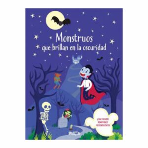 Libro Monstruos Brillan En La Oscuridad BALLON 16 Páginas