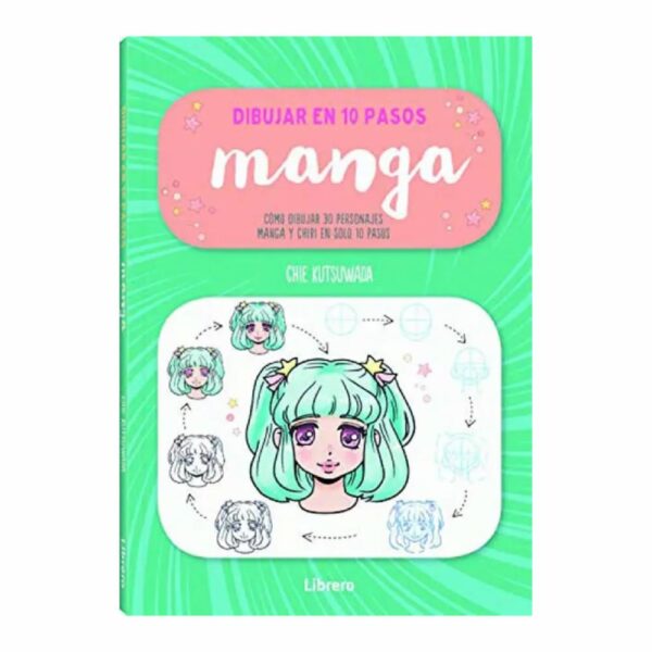 Libro Dibujar Manga En 10 Pasos EDEBE 128 Páginas