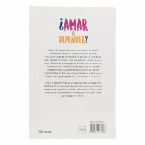 Amar O Depender Walter Riso PLANETA 165 Páginas - Imagen 2