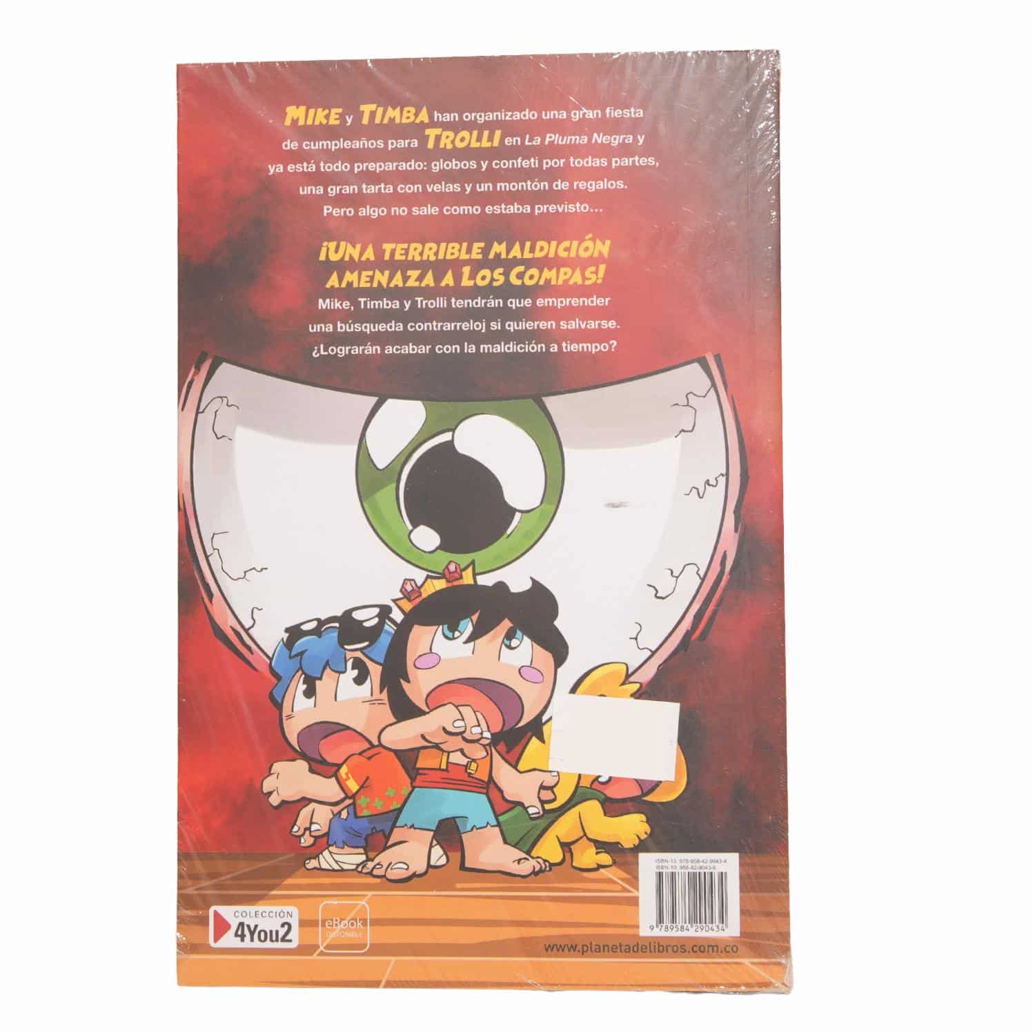 Los Compas Y La Maldición De Mikecrack El Trollino, Timba Vk PLANETA 224 Páginas - Imagen 2