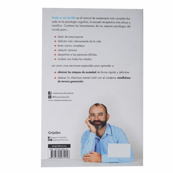 Nada Es Tan Terrible Rafael Santandreu GRIJALBO 314 Páginas - Imagen 2