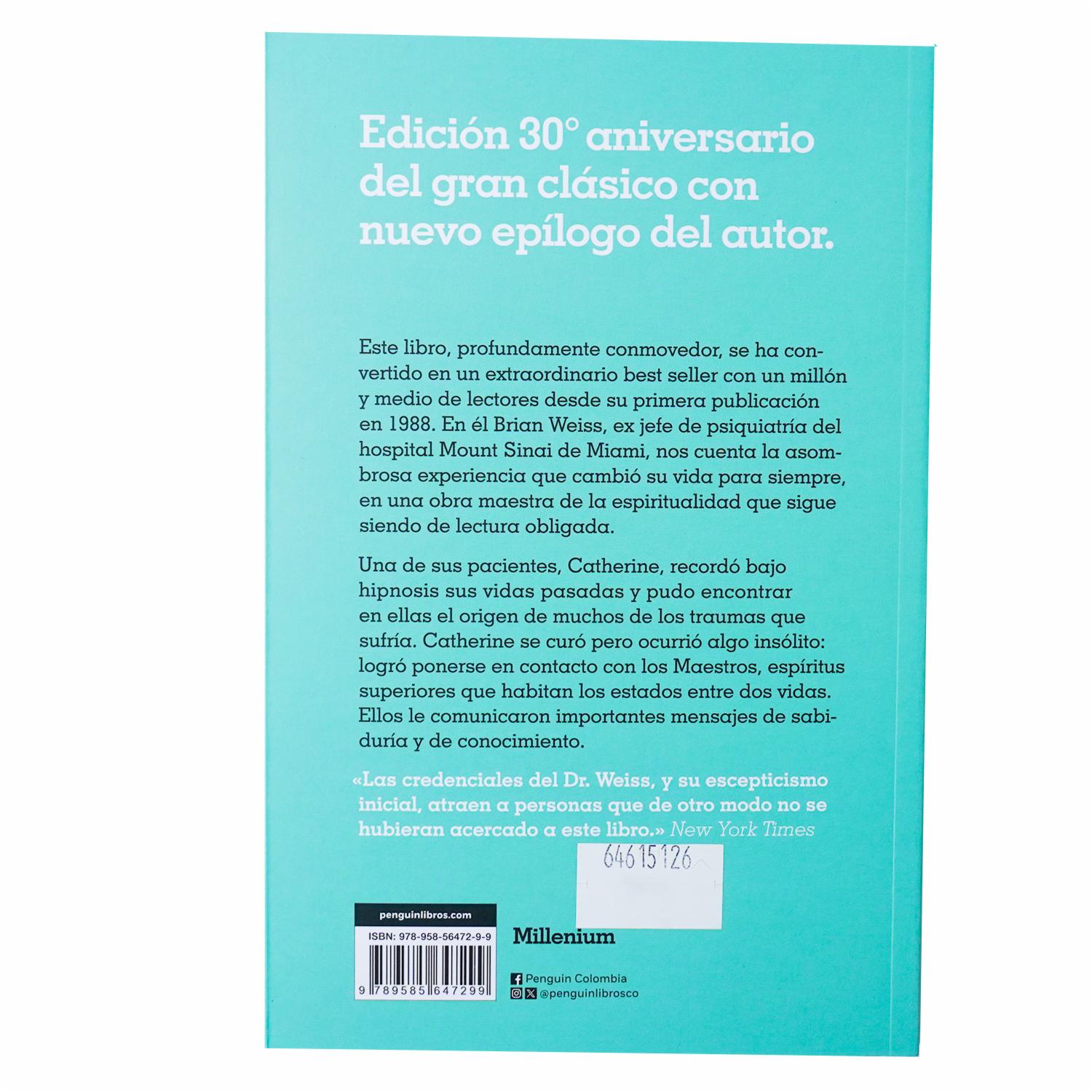 Libro Muchas Vidas Muchos Maestros VERGARA 222 Páginas