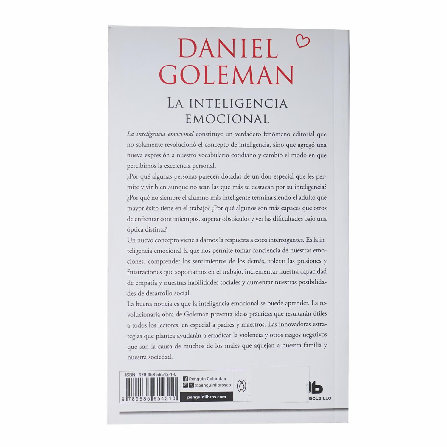 La Inteligencia Emocional Daniel Goleman EDICIONES B 397 Páginas