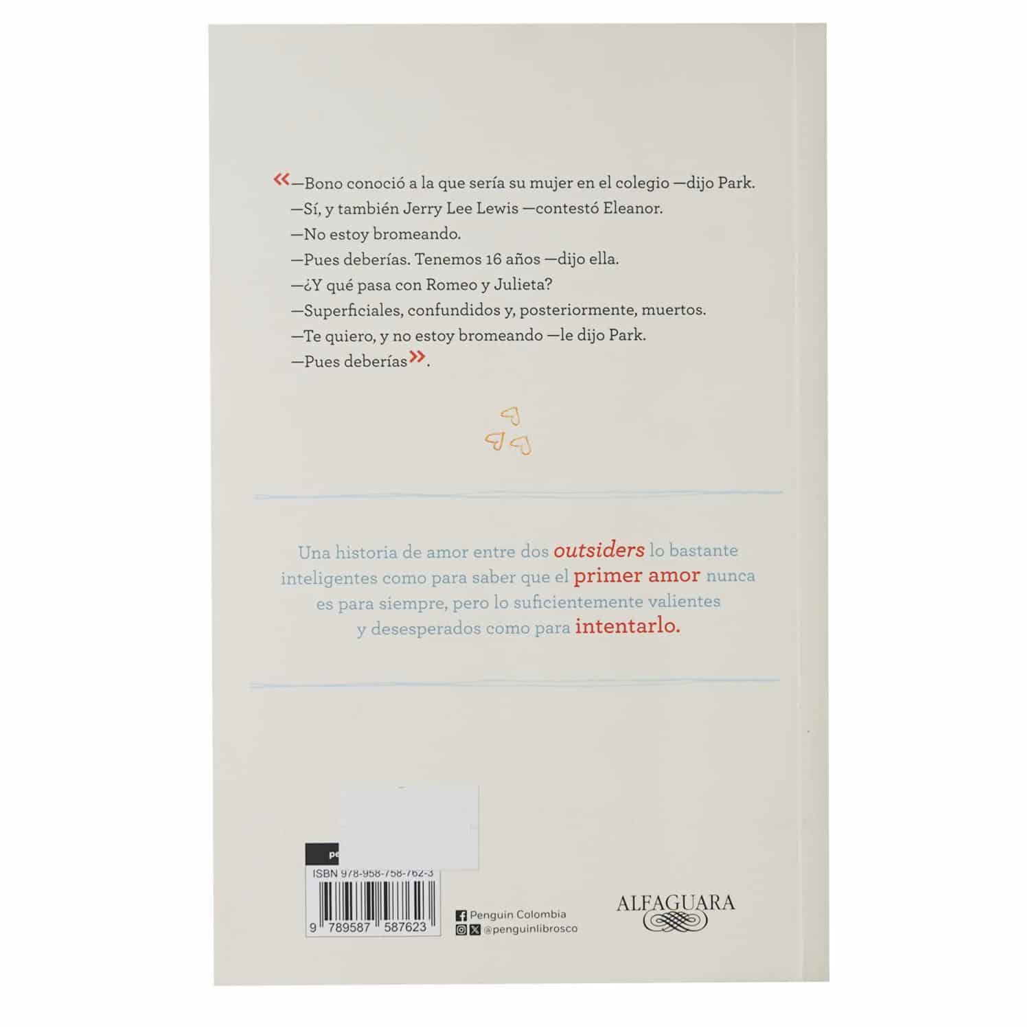 Eleanor Y Park Rainbow Rowell ALFAGUARA 428 Páginas - Imagen 2