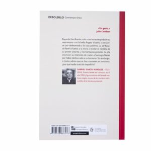 Crónica De Una Muerte Anunciada Gabriel García Márquez DEBOLSILLO 136 Páginas