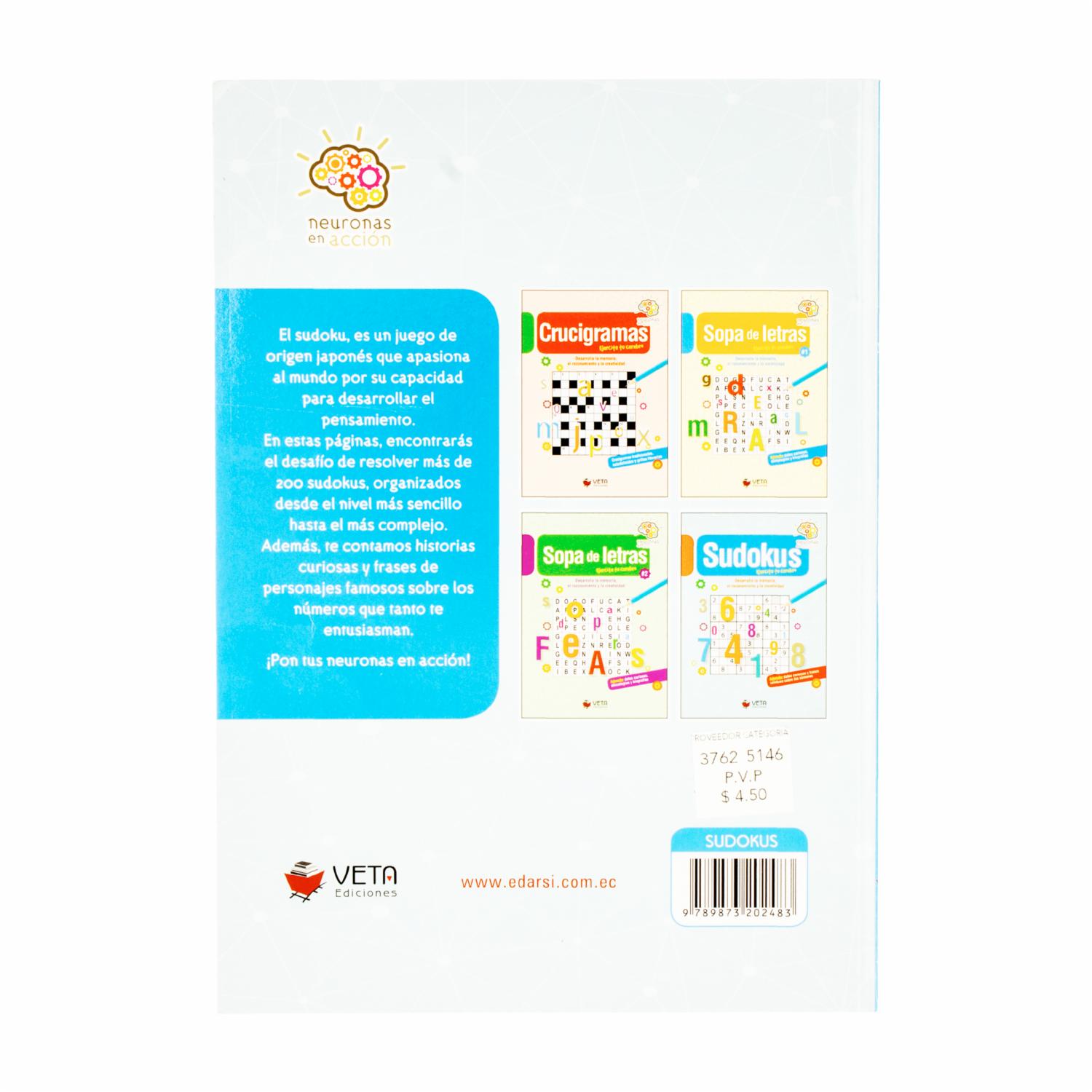 Sudoku Libro De Pasatiempos GUADAL 64 Páginas - Imagen 2