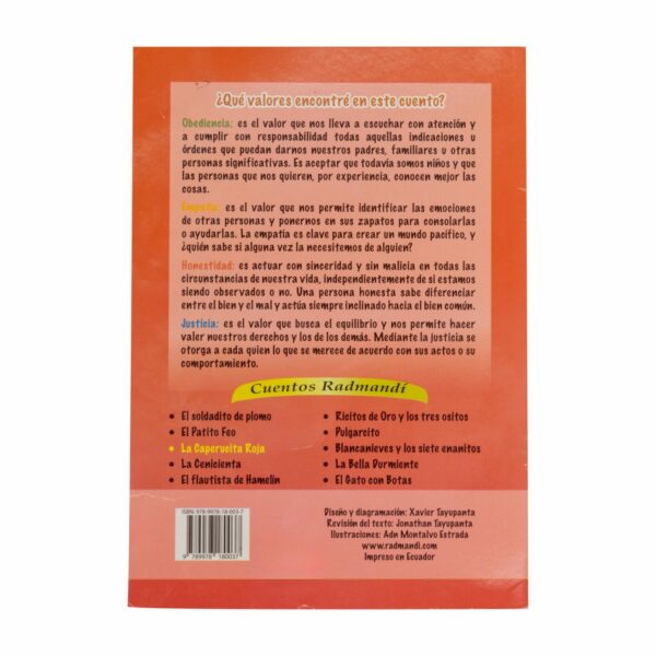 Libro La Caperucita Roja A5 RADMANDI 11 Páginas - Imagen 2