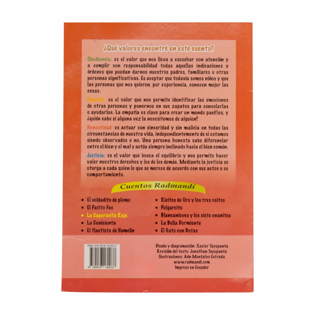 Libro La Caperucita Roja A5 RADMANDÍ 11 Páginas - Imagen 2