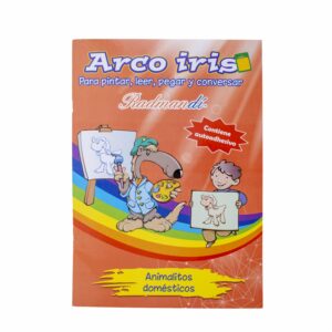 Libro Animalitos Domésticos Arco Iris TERCER MILENIO 12 Páginas