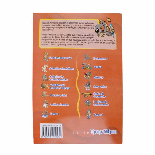 Libro Animalitos Domésticos Arco Iris TERCER MILENIO 12 Páginas - Imagen 2