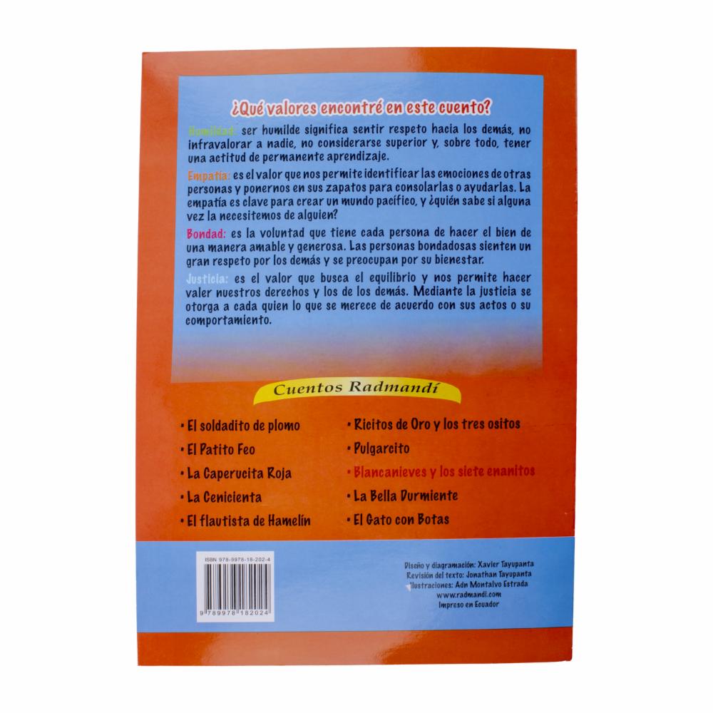 Libro Blancanieves Y Los Siete Enanitos Cuenta Conmigo RADMANDÍ 13 Páginas - Imagen 2