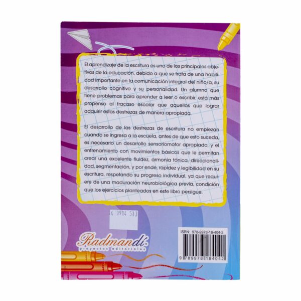 Libro Abc Escritura Inicial RADMANDI 96 Páginas - Imagen 2