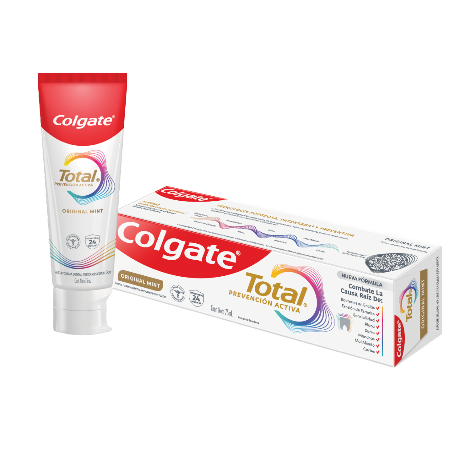 Crema Dental Total Original Mint COLGATE 75 Ml - Imagen 4