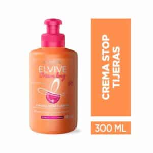 Crema Para Peinar Stop Tijeras Dream Long Para Cabello Largo Dañado ELVIVE L´ORÉAL 300 Ml