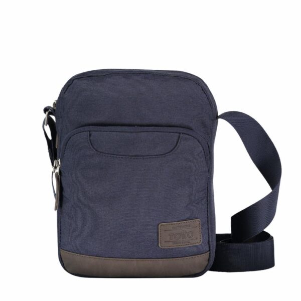 Bolso Azul Modelo Delivery Para Caballero TOTTO - Imagen 5