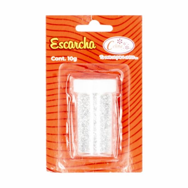Escarcha Plateado CELINA 10 G