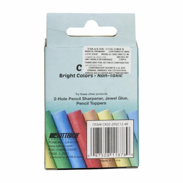 Caja De Tizas De Colores PROMARX X 12 Uds - Imagen 2