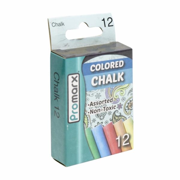 Caja De Tizas De Colores PROMARX X 12 Uds - Imagen 3