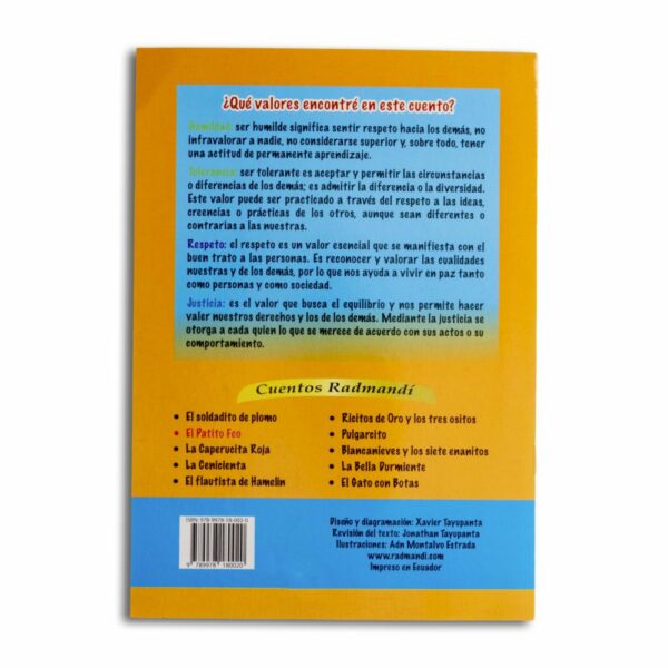 Libro El Patito Feo A5 RADMANDI 10 Páginas - Imagen 2