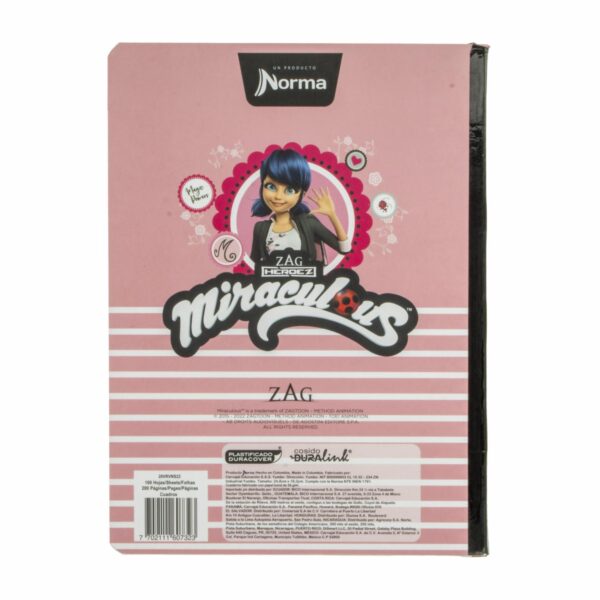 Cuadernos Cosido Lady Bug Gm Cuadros NORMA 100 Hojas - Imagen 2